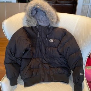 North face down bomber jacket 550